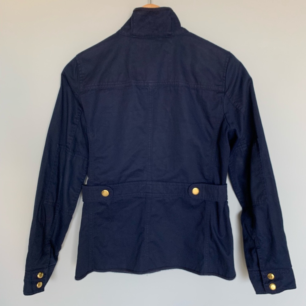 J.Crew Relaxed Boyfriend Field Jacket - Navy - Picture 3 of 4
